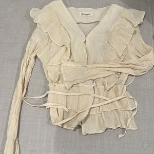 Cream blouses